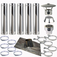 Tuyaux kits discount double paroi isolés
